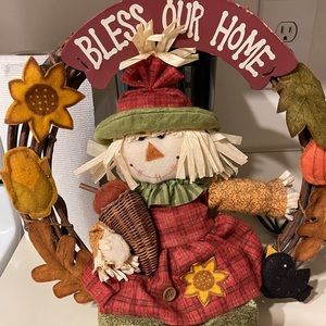 Fall Wreath and Table Top Sign